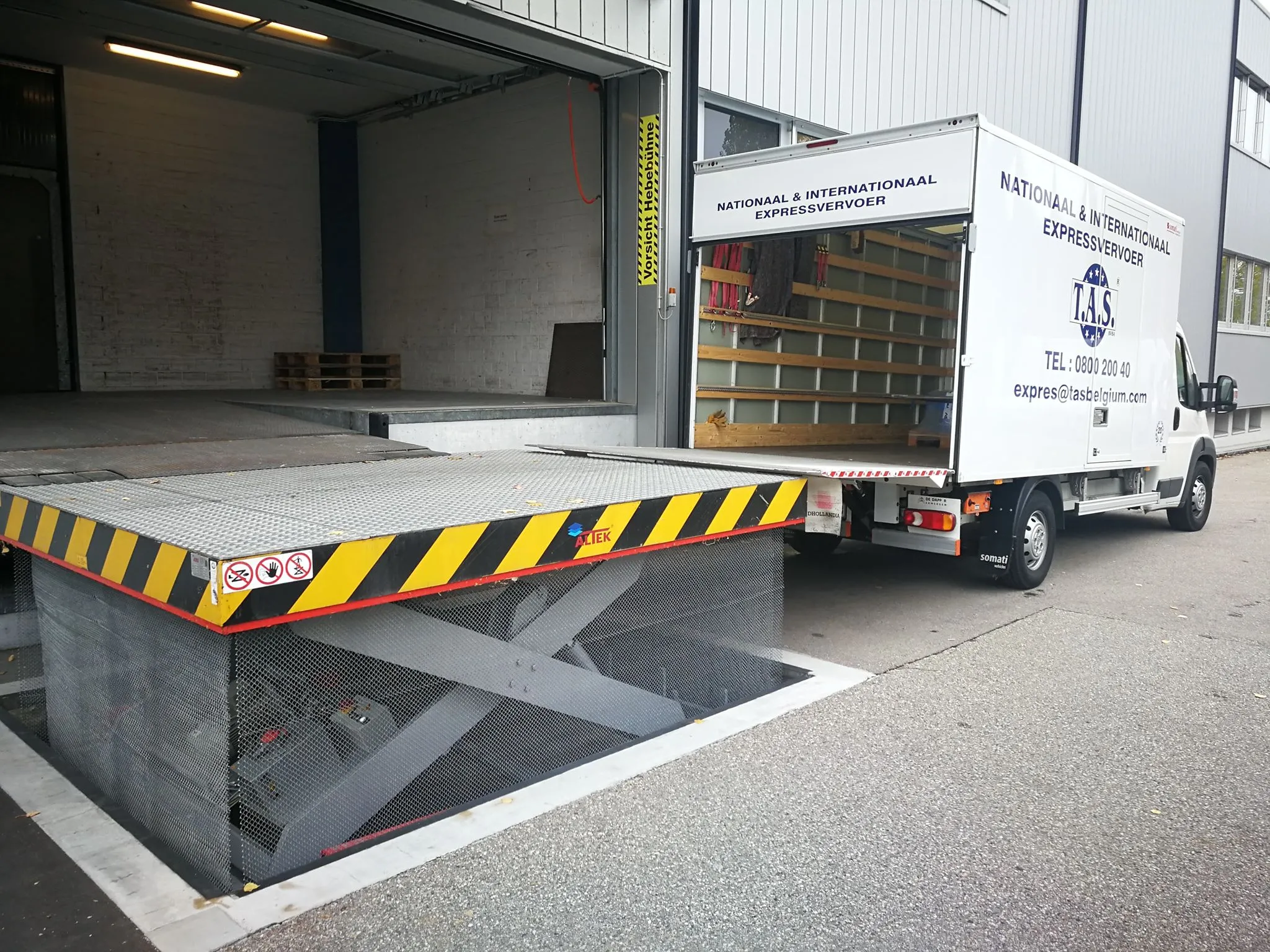 Inladen goederen